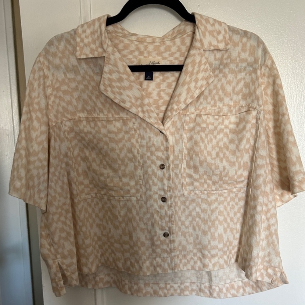 Universal Thread • Pink Checker Button Down
